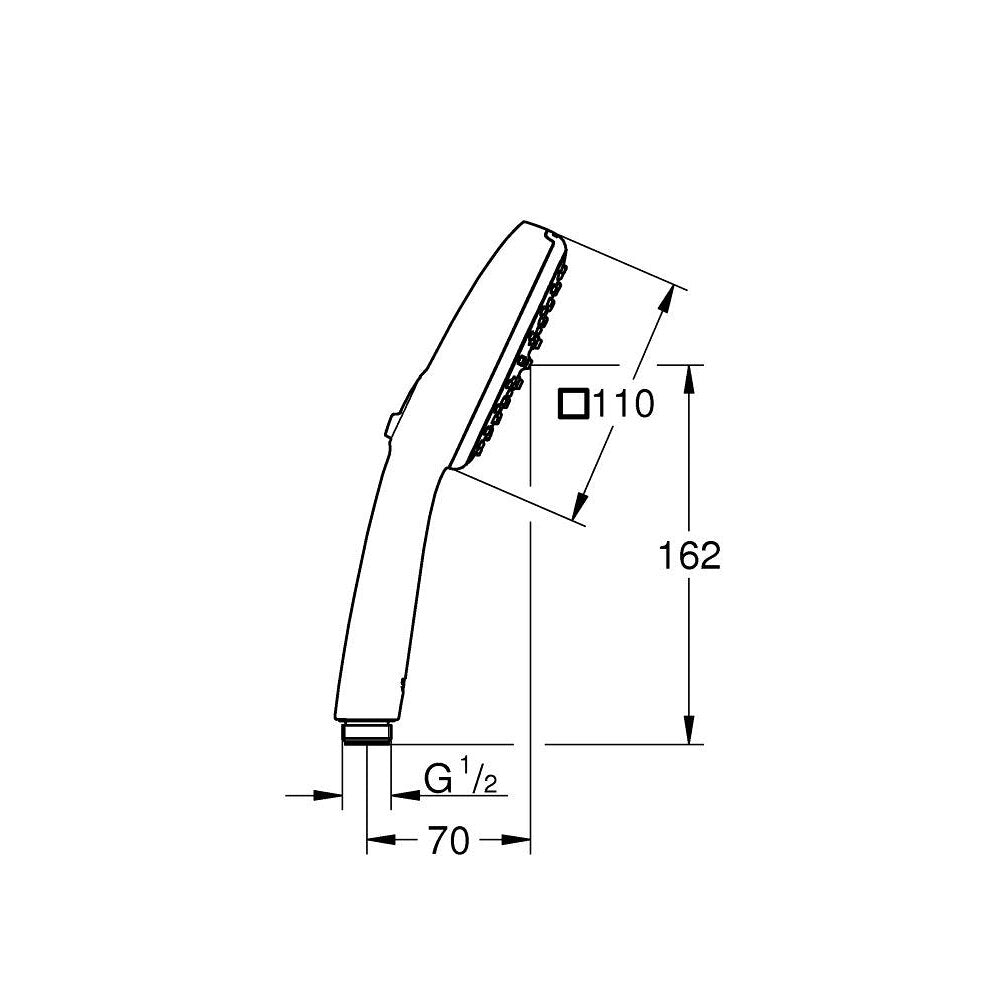 Shower head Grohe Tempesta Cube 110 with 2 functions