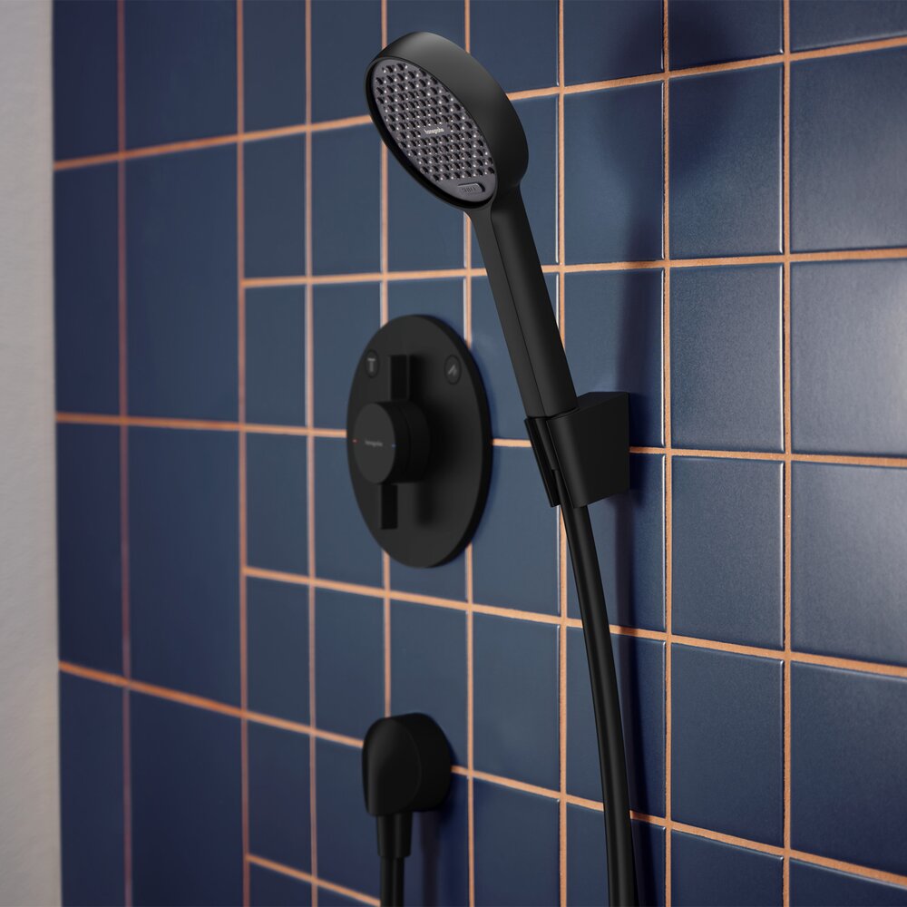 Душ глава Hansgrohe Activera Select S EcoSmart черен мат 2 функции