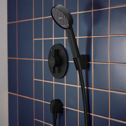 Душ глава Hansgrohe Activera Select S EcoSmart черен мат 2 функции