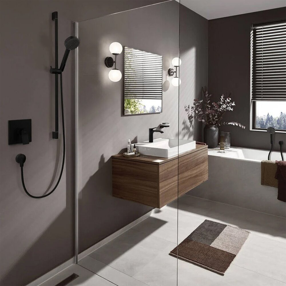 Душ глава Hansgrohe Pulsify Select S 105 Relaxation EcoSmart матово черно 3 функции