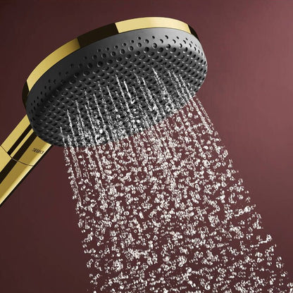 Душ глава Hansgrohe Raindance Alive Select S в лъскав златист цвят 3 функции