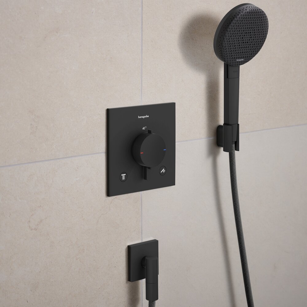 Душ глава Hansgrohe Raindance Alive Select S матово черна 3 функции