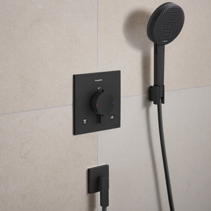 Душ глава Hansgrohe Raindance Alive Select S матово черна 3 функции