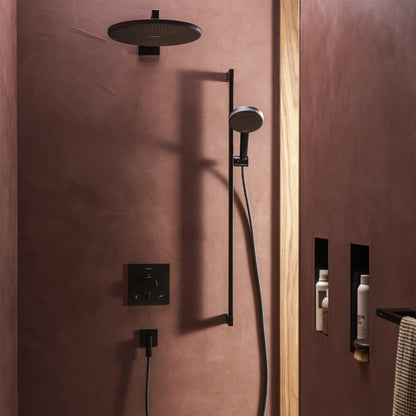 Душ глава Hansgrohe Raindance Alive Select S матово черна 3 функции