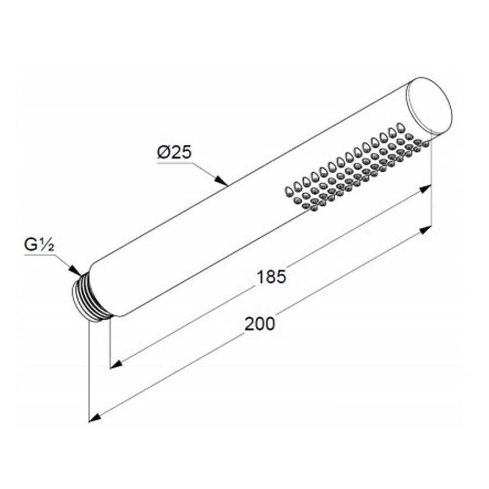 Kludi Nova Fonte Chrome Shower Head