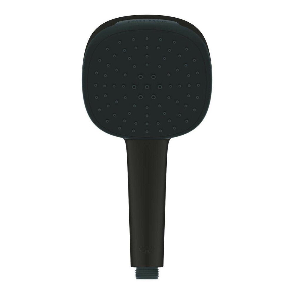 Matte black shower head Grohe Tempesta Cube 110 with 2 functions