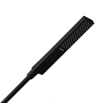 Matte black shower head Hansgrohe Pulsify E 100 1 function