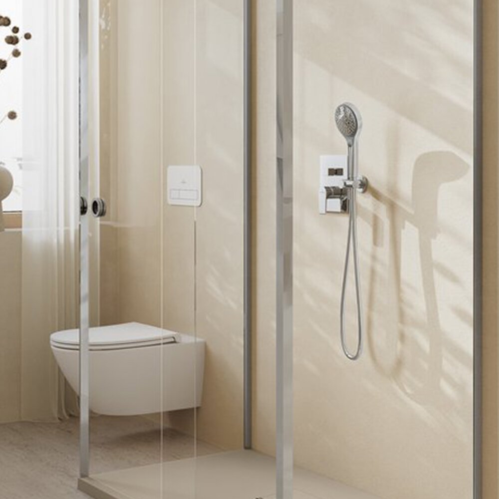 Душ глава Villeroy&Boch Verve 3 функции хром гланц