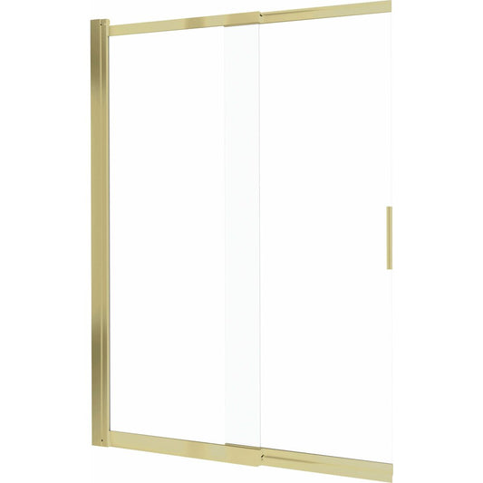 Deante Prizma Bathtub Screen Brushed Gold 100x140 cm