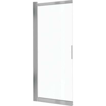 Deante Prizma Bathtub Screen Brushed Chrome 100x140 cm