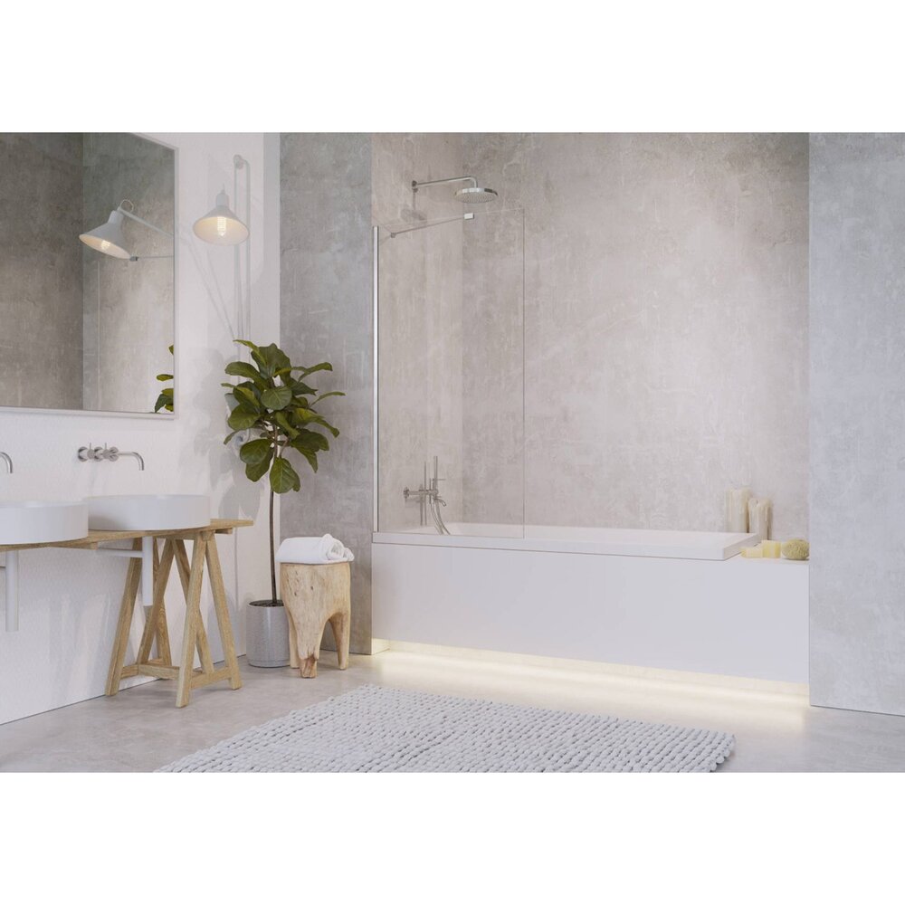Параван за вана Radaway Idea 6 PNJ II хром лъскав-прозрачен 60x150 cm стъкло 6 mm