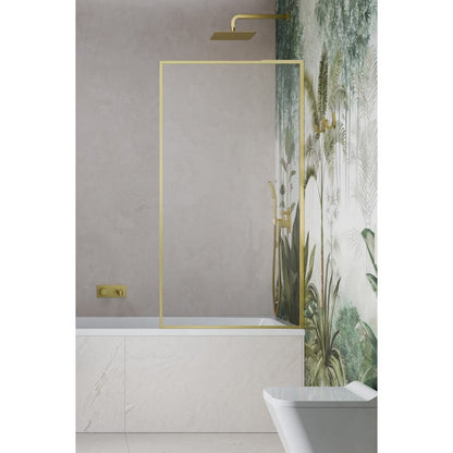 Параван за вана Radaway Modo F SL PNJ II златист матово-прозрачен 50x150 cm стъкло 8 mm дясно