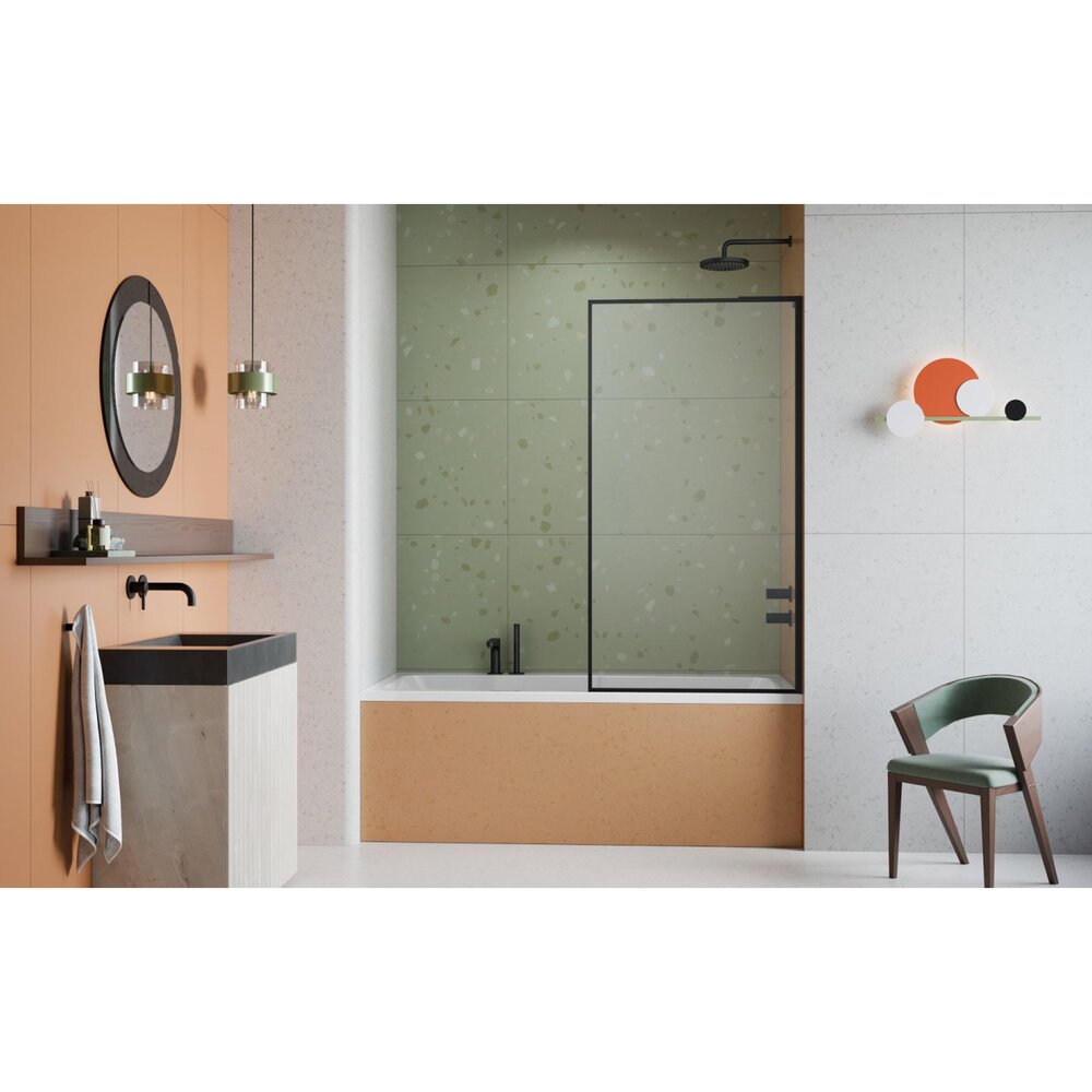 Параван за вана Radaway Modo F SL PNJ II матово-прозрачен 80x150 cm стъкло 8 mm дясно