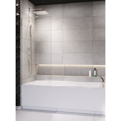Параван за вана Radaway Modo New PNJ II хром гланц-прозрачен 50x150 cm стъкло 8 mm