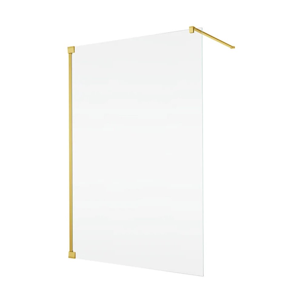 Walk-in душ панел SanSwiss Cadura 120x200 см златен