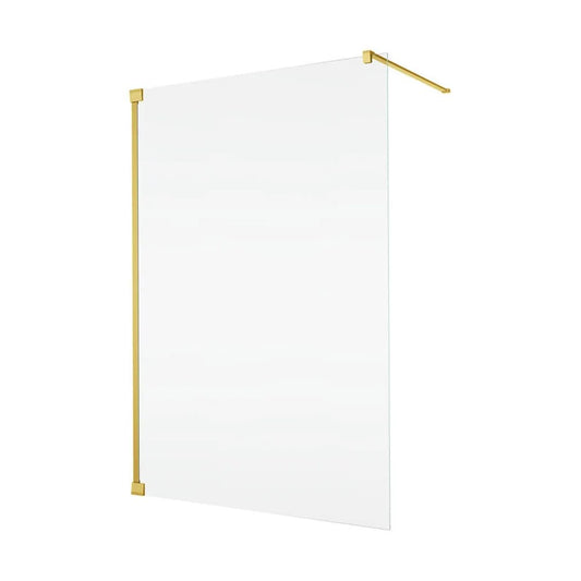 Walk-in душ панел SanSwiss Cadura 120x200 см златен