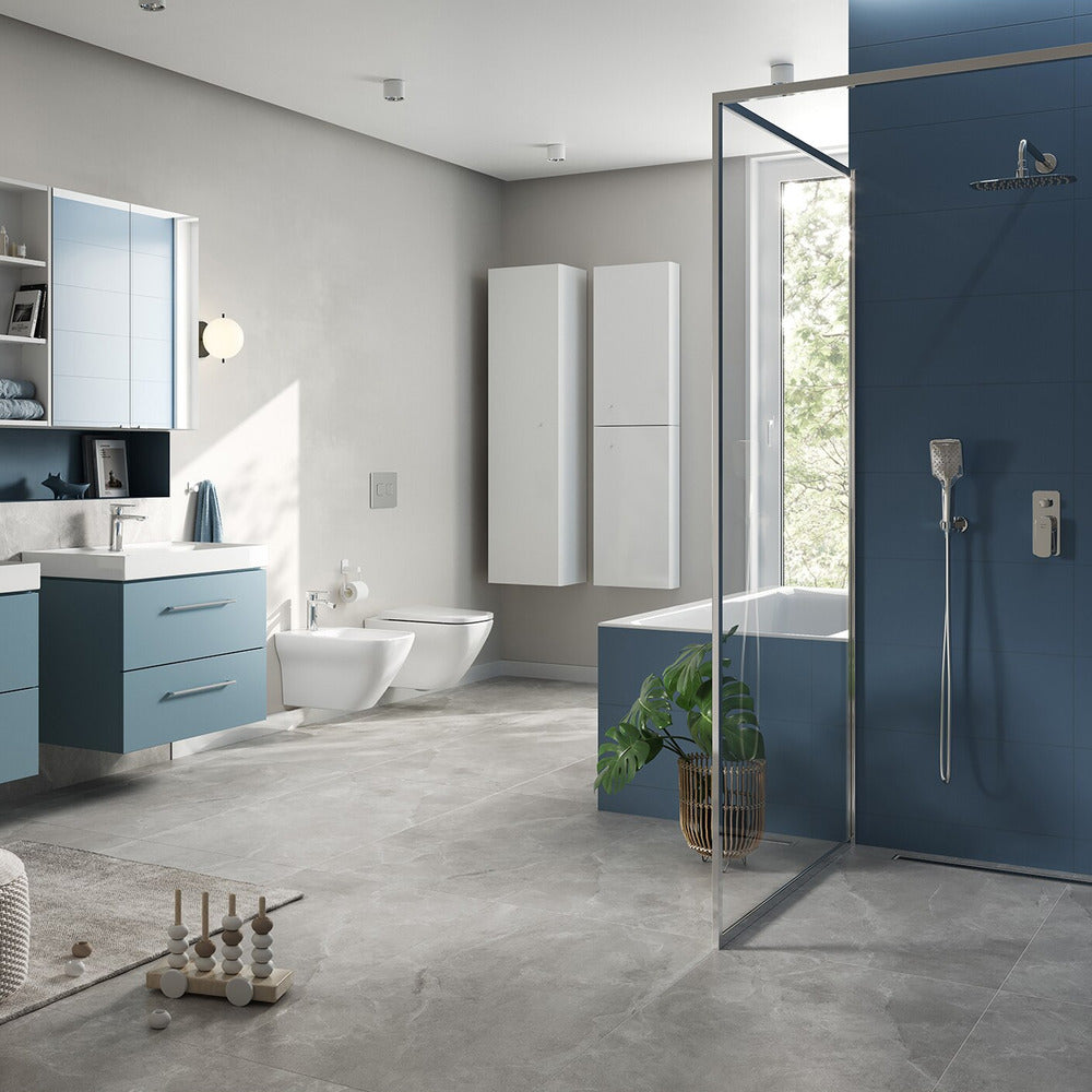 Walk-in душ параван Cersanit Larga хром 90x200 см