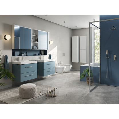 Walk-in душ параван Cersanit Larga хром 90x200 см