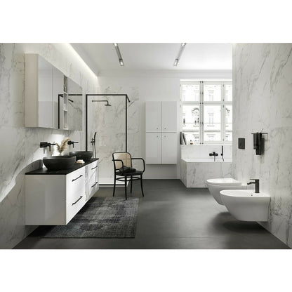 Walk-in параван Cersanit Larga черен 100x200 см