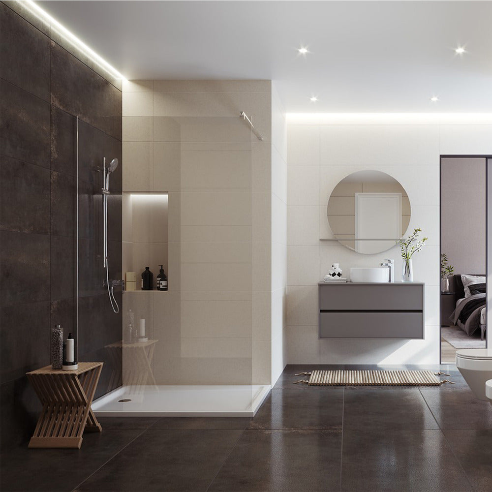 Walk-in душ параван Cersanit Mille хром 80x200 см