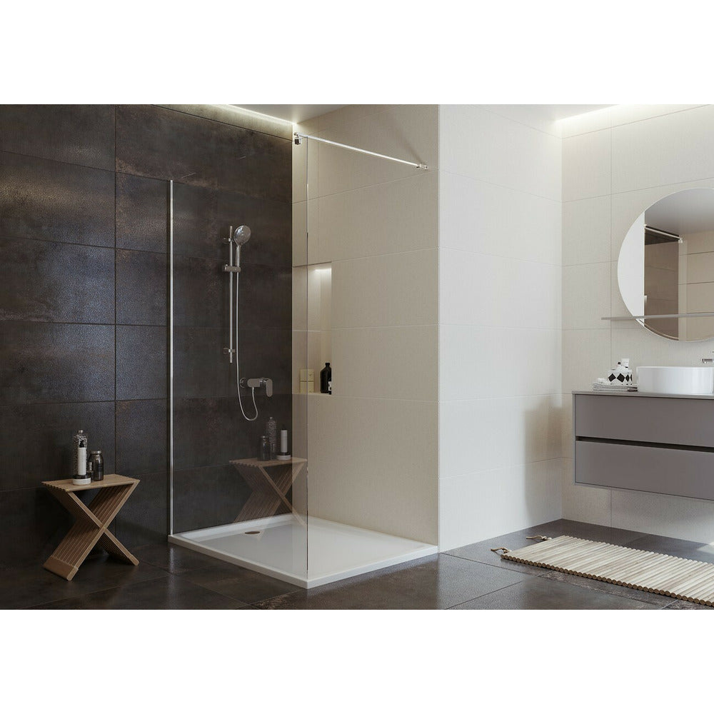 Walk-in душ параван Cersanit Mille хром 80x200 см