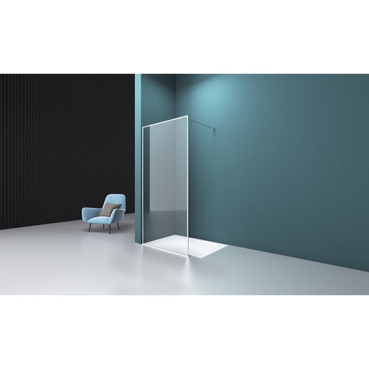 Параван за душ тип Walk-in хром Rune Borr 100x200 см