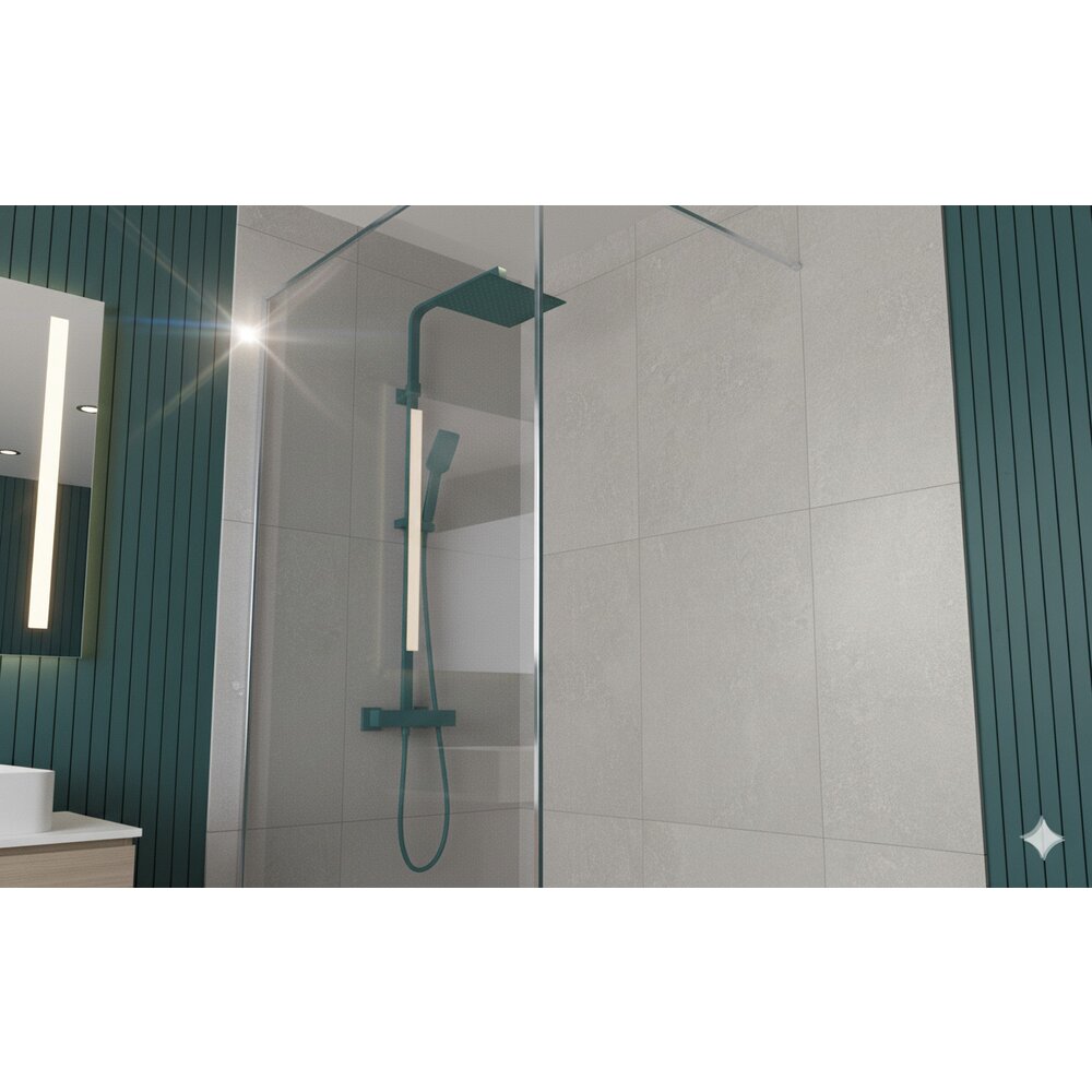 Параван за душ тип Walk-in хром Rune Borr 70x200 см