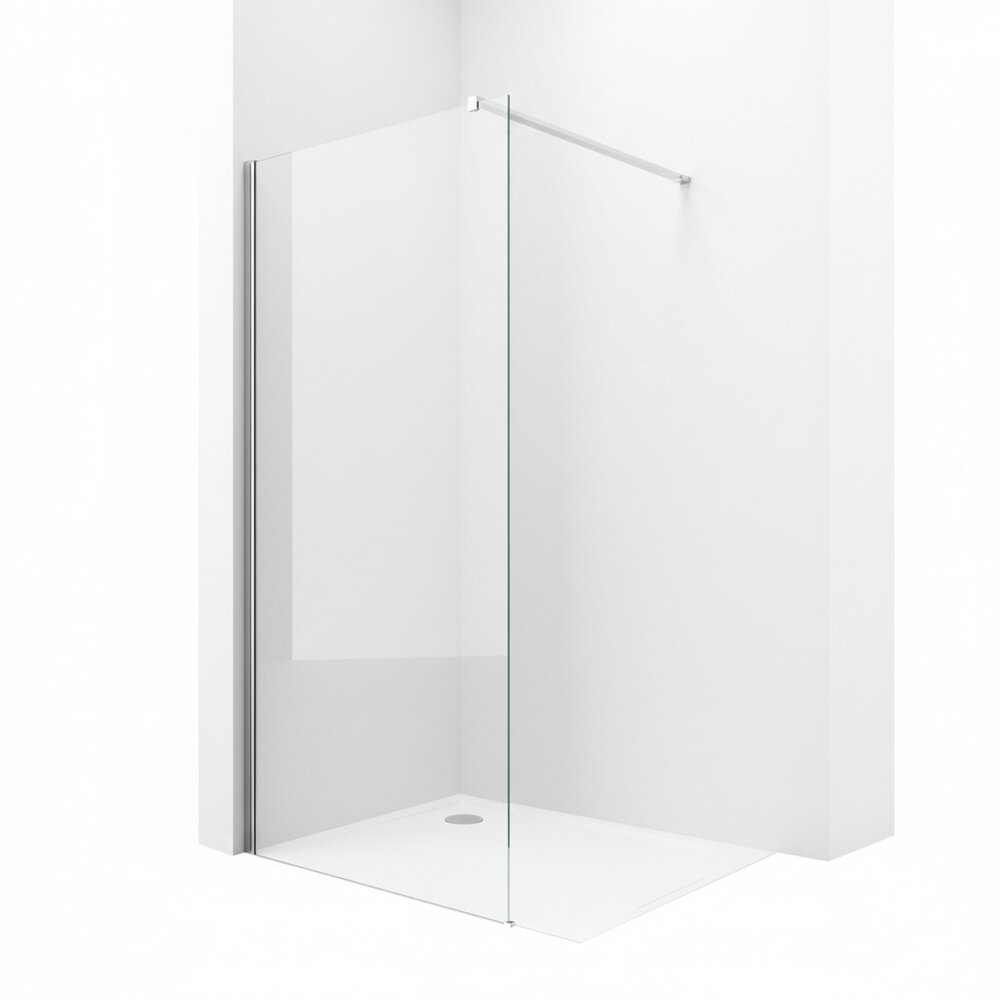 Кристал на душ Walk-in хром Rune Syn 100x200 см