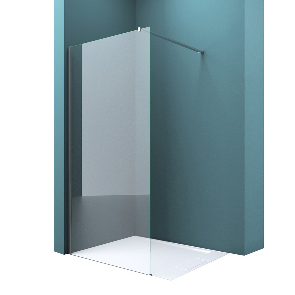 Walk-in Shower Screen Chrome Rune Syn 70x200 cm