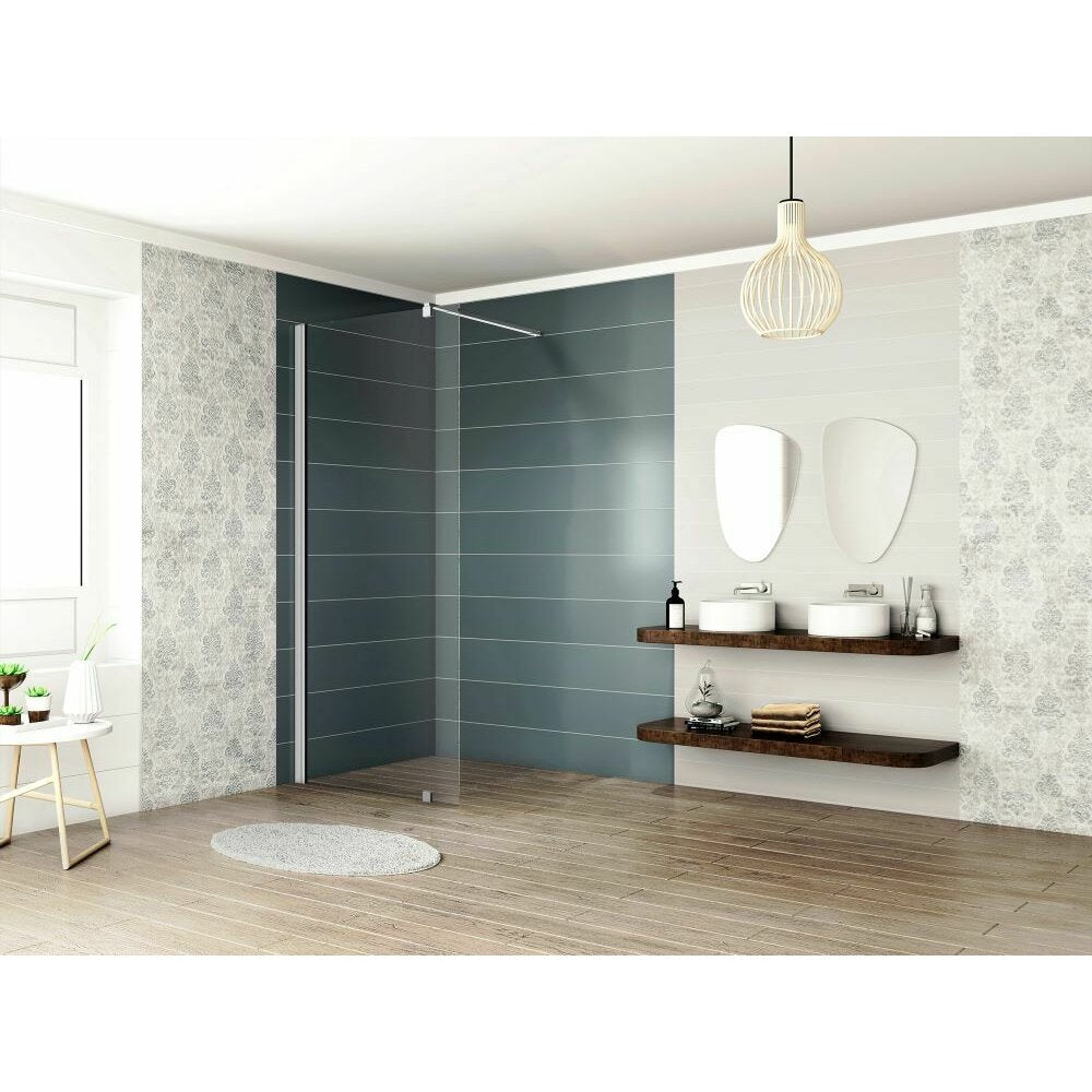 Душ параван тип Walk-In Inter Ceramic хром 140x200 см стъкло прозрачно