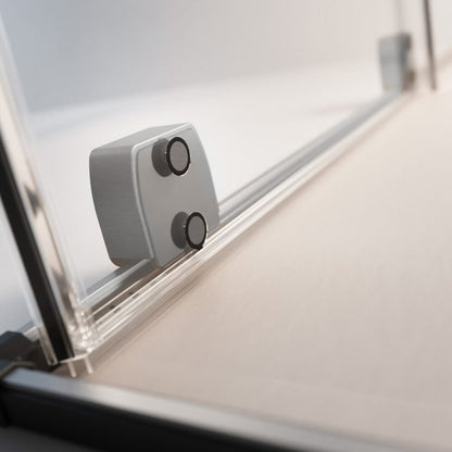 Душ параван тип Walk-in Radaway Furo GunMetal матово-прозрачен 80 cm стъкло закалено 8 mm ляво