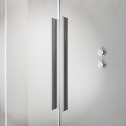 Душ параван тип Walk-in Radaway Furo никел матово-прозрачен 140 cm стъкло закалено 8 mm дясно