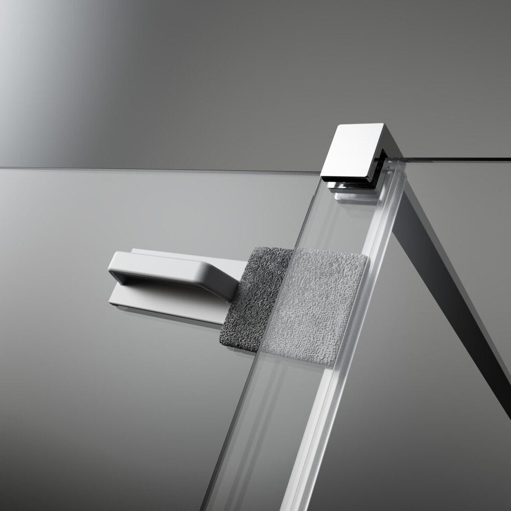Душ параван тип Walk-in Radaway Furo SL златист лъскав-прозрачен 120 cm стъкло закалено 8 mm ляво