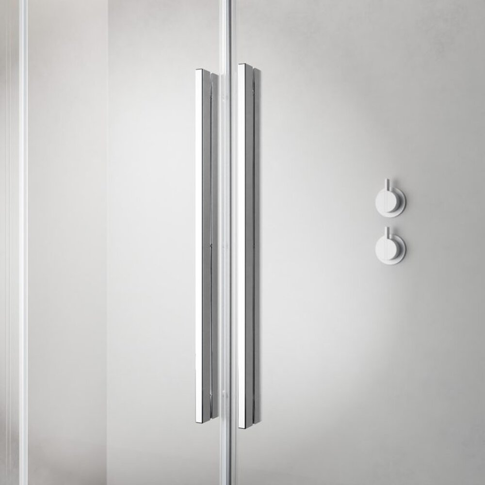 Душ параван тип Walk-in Radaway Furo SL хром-прозрачен 90 cm стъкло закалено 8 mm ляво