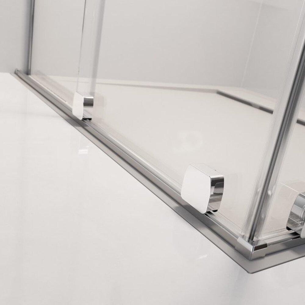 Душ параван тип Walk-in Radaway Furo SL хром-прозрачен 90 cm стъкло закалено 8 mm ляво