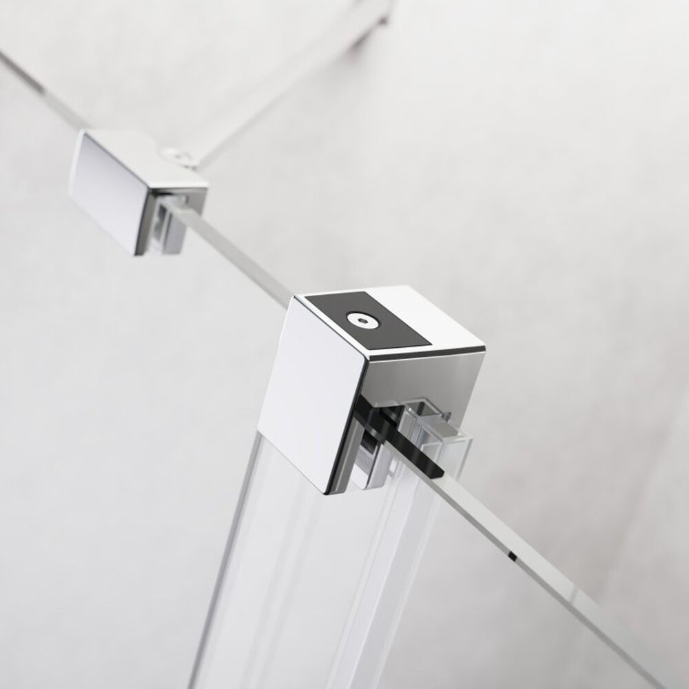 Душ параван тип Walk-in Radaway Furo SL хром-прозрачен 90 cm стъкло закалено 8 mm ляво