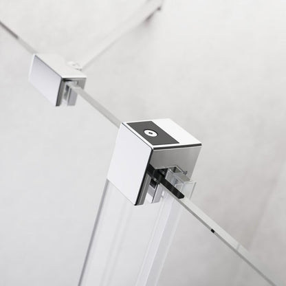 Душ параван тип Walk-in Radaway Furo SL хром-прозрачен 90 cm стъкло закалено 8 mm ляво