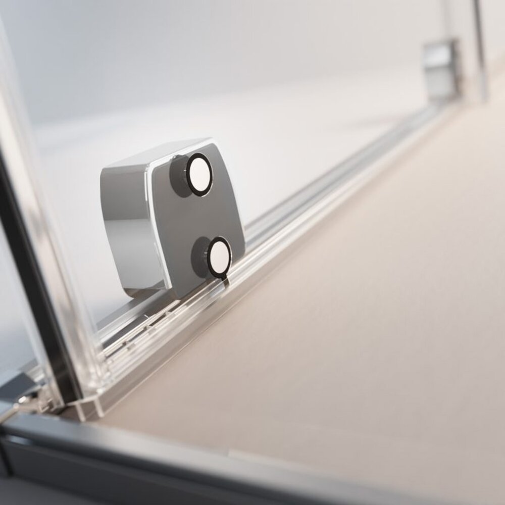Душ параван тип Walk-in Radaway Furo SL хром-прозрачен 90 cm стъкло закалено 8 mm ляво