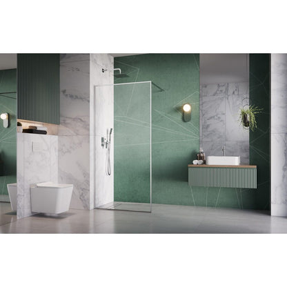 Душ параван тип Walk-in Radaway Modo F II хром лъскав-прозрачен 70 cm закалено стъкло 8 mm