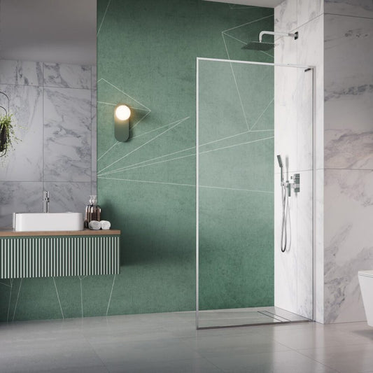 Душ параван тип Walk-in Radaway Modo F SL II хром-прозрачен 55 cm стъкло закалено 8 mm дясно
