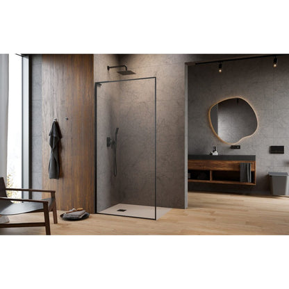Параван за душ тип Walk-in Radaway Modo F SL II GunMetal перлит-прозрачен 75 cm стъкло закалено 8 mm ляво