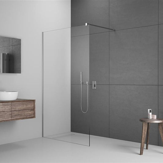 Душ параван тип Walk-in Radaway Modo New II хром-прозрачен 75 cm закалено стъкло 8 mm