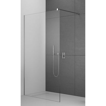 Душ параван тип Walk-in Radaway Modo New II хром-прозрачен 75 cm закалено стъкло 8 mm