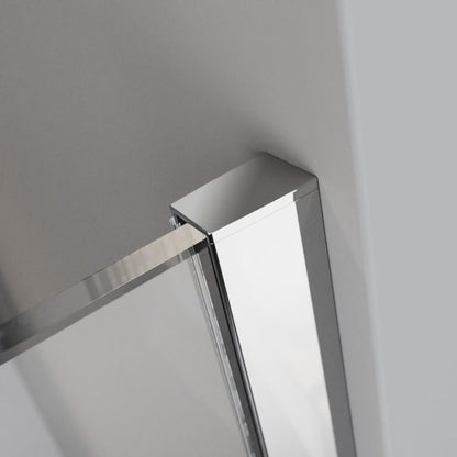 Душ параван тип Walk-in Radaway Modo New II с хромирана стойка за хавлии 150 cm закалено стъкло 8 mm
