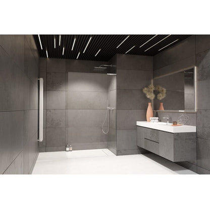 Душ параван тип Walk-in Radaway Modo SL II хром гланц-прозрачен 100 cm стъкло закалено 8 mm дясно