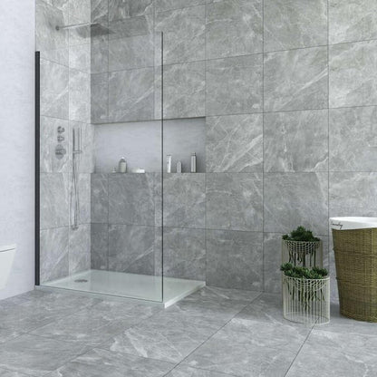 Душ параван тип Walk-in Roth Alina 120x200 cm черен профил