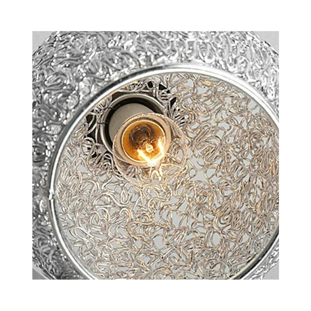 3-Arm Pendant Light with Spherical Shade in Chrome Rea APP633-3CP