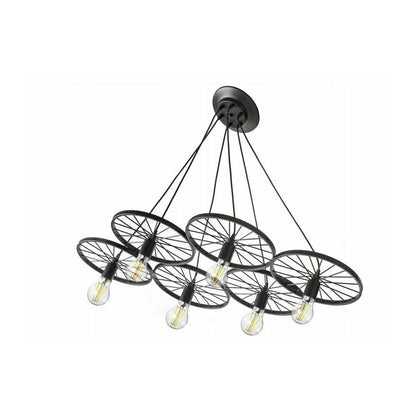 Rea PP215-6CP Vintage Style 6-Arm Pendant
