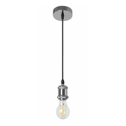 Сребърен модерен pendul Rea Lumo Silver с видим елемент