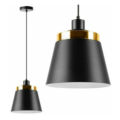 Модерен черен/златен абажур Pendul Rea APP293-1CP